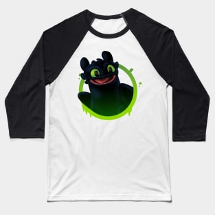 Happy Toothless Dragon Baseball T-Shirt